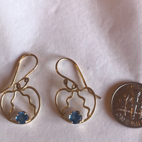 ———SOLD——————EARRINGS 14K ARTIST DESIGNED - Picture 4 of 16